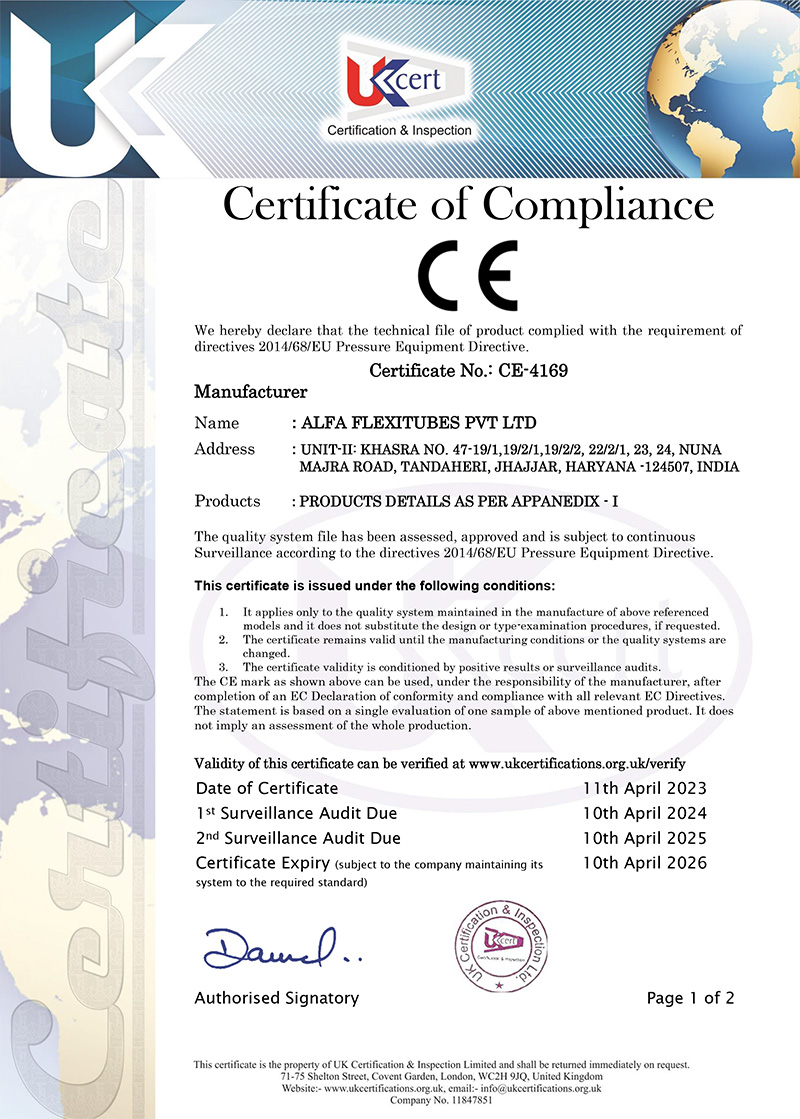 Compliance Certificate